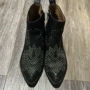 Studded Black Ankle Boots -Dolce Vita womens Black Studded Ankle Boots Size 7.5.
